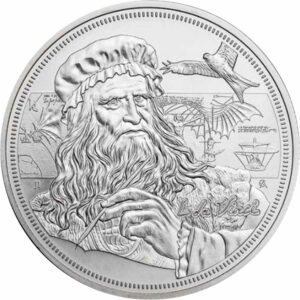 1 Unze Silber Ikone der Inspiration - Da Vinci 2021 (Auflage: 10.000)